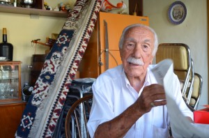 Darío Rivas, one of the Spanish plaintiffs in the Argentine case against Francoist criminals. Photo Eilís O'Neill.