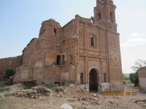 Nearing the end of our trip, we stopped in the war memorial in Belchite. My father wasn’t involved in the battle here, but it was completely destroyed but left by Franco as a as a reminder. War is horrible….