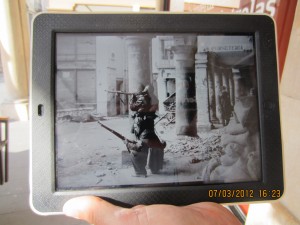 As the Republican Army began their offensive action in the winter of 1938, the terrible battle for Teruel saw my father was rushing wounded and dying solders off the battlefield while in great danger, under fire, engaged in hand-to-hand combat to save his life, lost in the in snow and blistering cold in the winter of 1938.