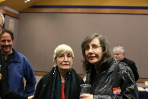 Josie Yurek with ALBA board member Nancy Wallach at ALBA’s reunion, May 2012. Photo Richard Bermack.