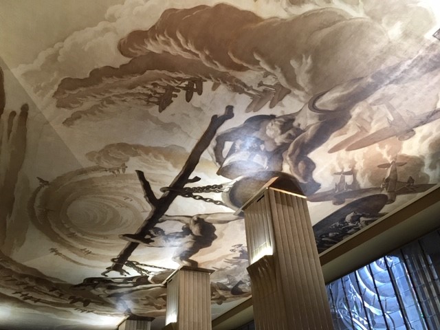 Time, by José María Sert, ceiling of Main Lobby in 30 Rockefeller Plaza, New York. Photo Khjara (CC BY-SA 3.0)
